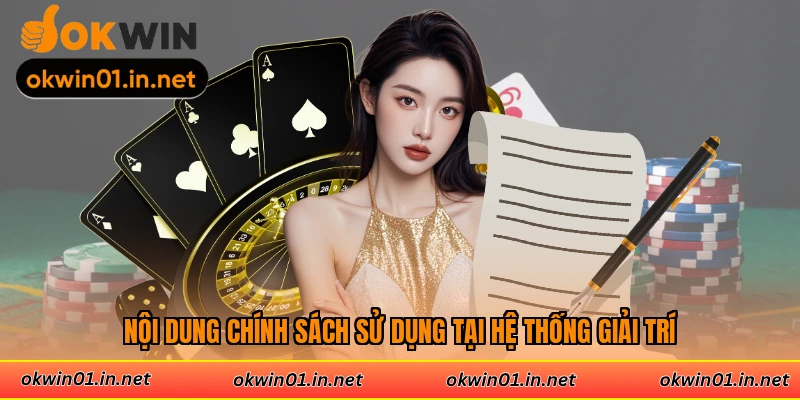 Nội dung chính sách sử dụng tại hệ thống giải trí